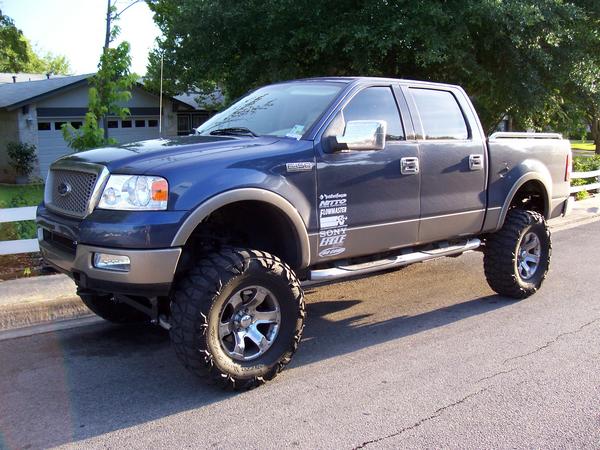 Blue F150 Lifted