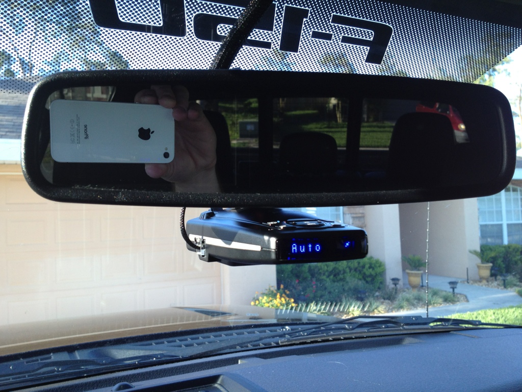 Escort 9500ix Installed With Blendmount And Mirror Tap F150online Forums