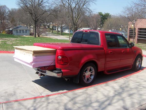 Will a sheet of plywood fit in a ford flex #4