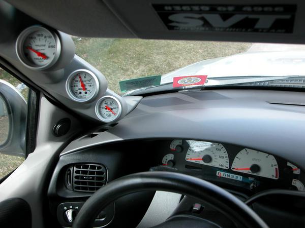 Ford lightning gauge pillar #4