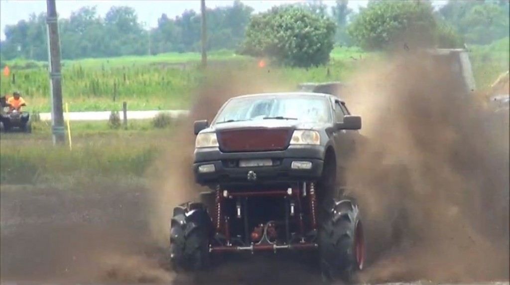 Watch This 1300 hp F-150 Get Muddy