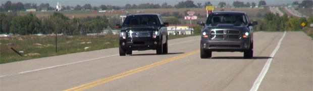 Ford F-150 EcoBoost versus Ram 1500 Hemi Featured