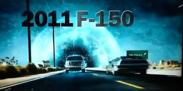 THROWBACK VIDEO F-150 EcoBoost Future Ad with a DeLorean Cameo