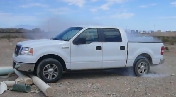 TIRE SMOKIN’ Rental F-150 Burnout in the Desert