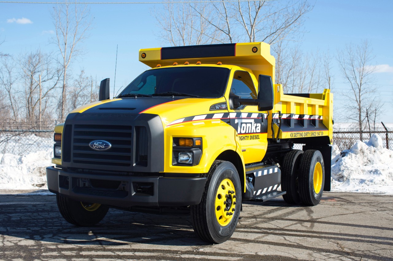 The Ford F 750 Tonka Truck Is A Toy For Hard Working Adults