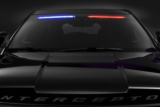 Ford Police Interceptor Utility Visor Light Bar 3 - Copy