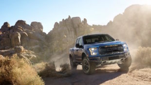 2017 Ford Raptor Front End Desert