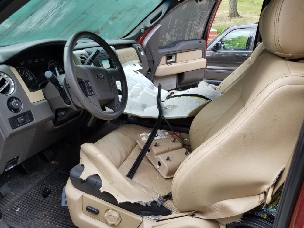 F-150 Wrecked by Chevy Kodiak Bear