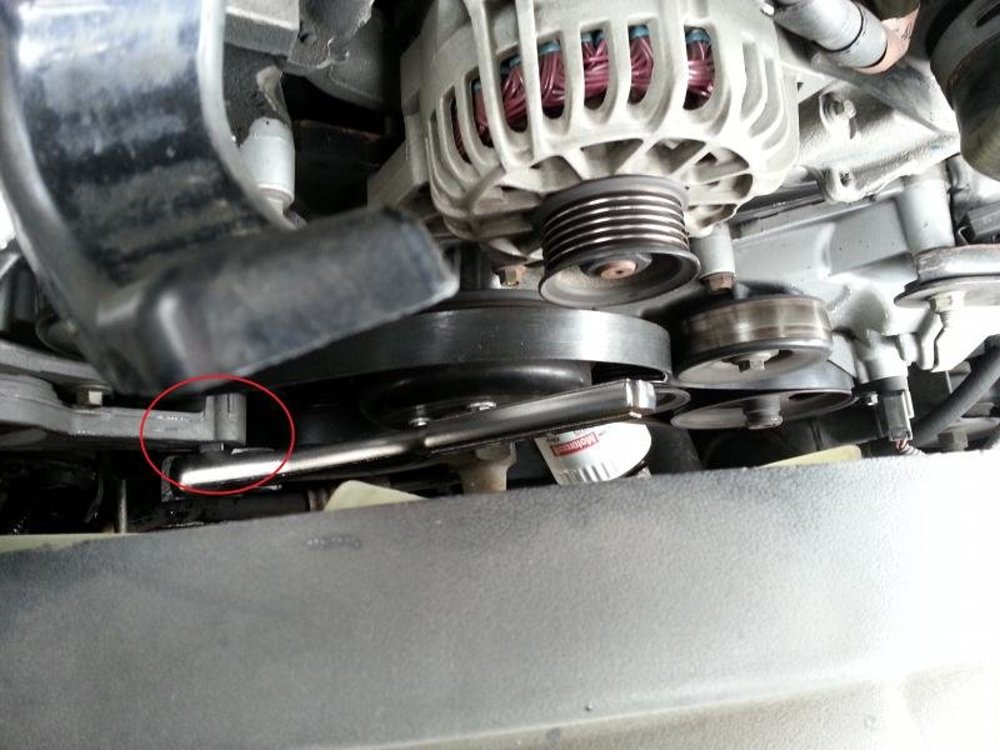 Ford F-150 Tensioner Loosened