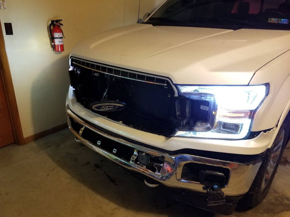 Wrecked Ford F-150