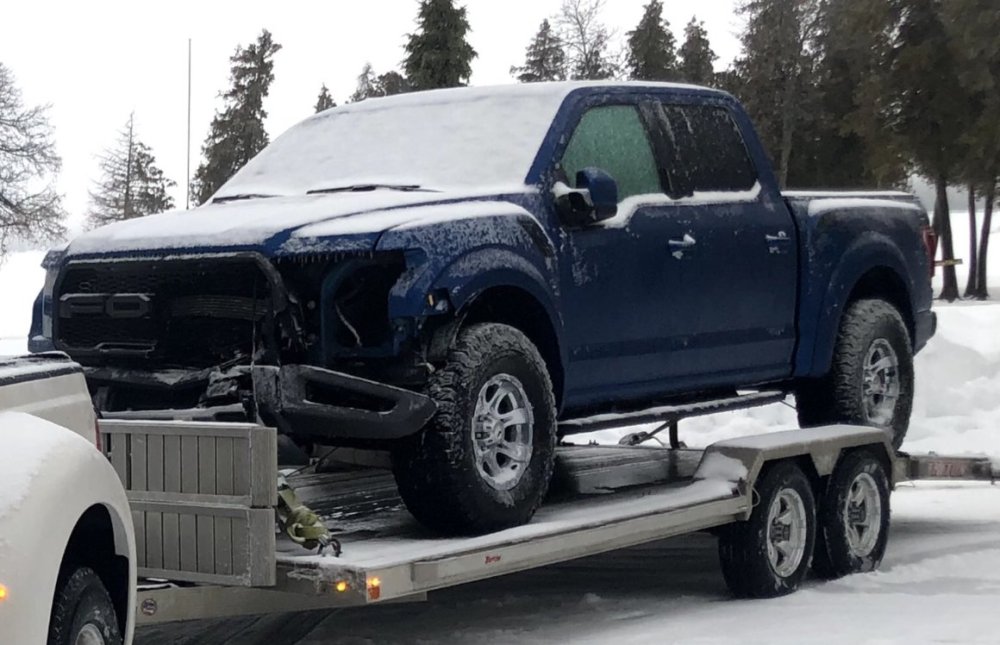 Wrecked F-150