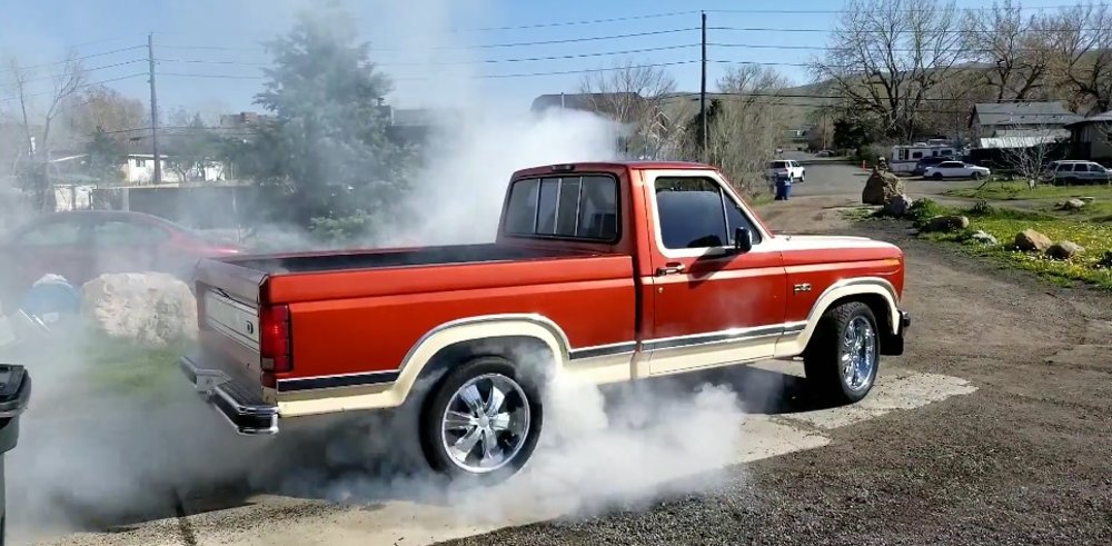 1984 F-150 Burnout