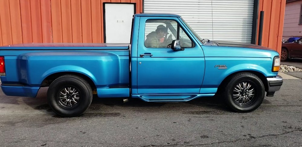 Blue Ford F-150