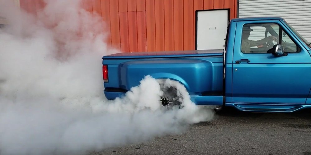 Blue Ford F-150