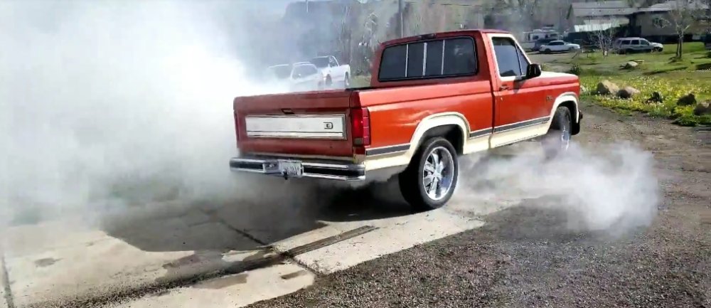 1984 F-150 Burnout