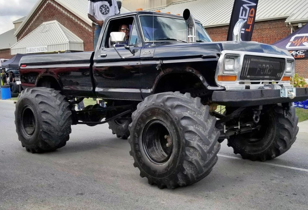 Classic Ford F-250 Gets Inspired Caterpillar Diesel Transplant