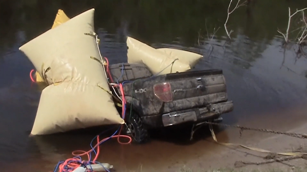 f150online.com Completely Submerged F-150 Gets Pulled Out of the Water