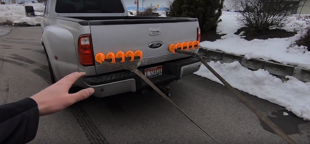 f150online.com Ford F-450 Takes Part in World's Most Unusual Towing Test